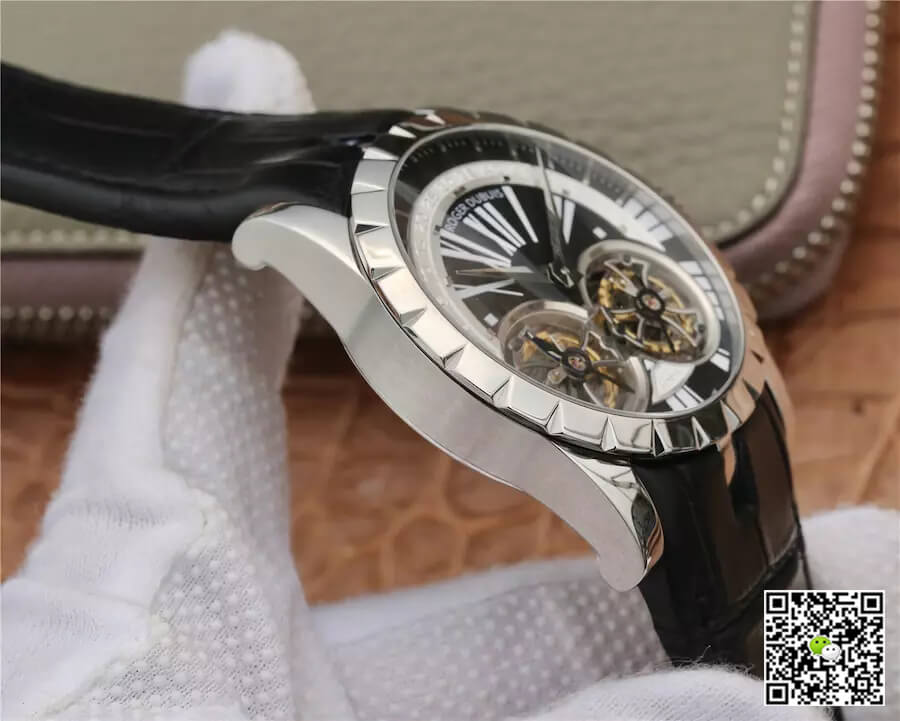 Roger Dubuis Excalibur RDDBEX0291 JB Factory Tourbillon Black Dial