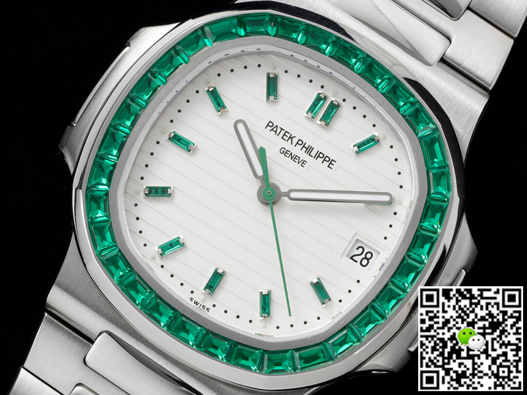 Patek Philippe Nautilus 5711 GR Factory Diamond-Set White Dial