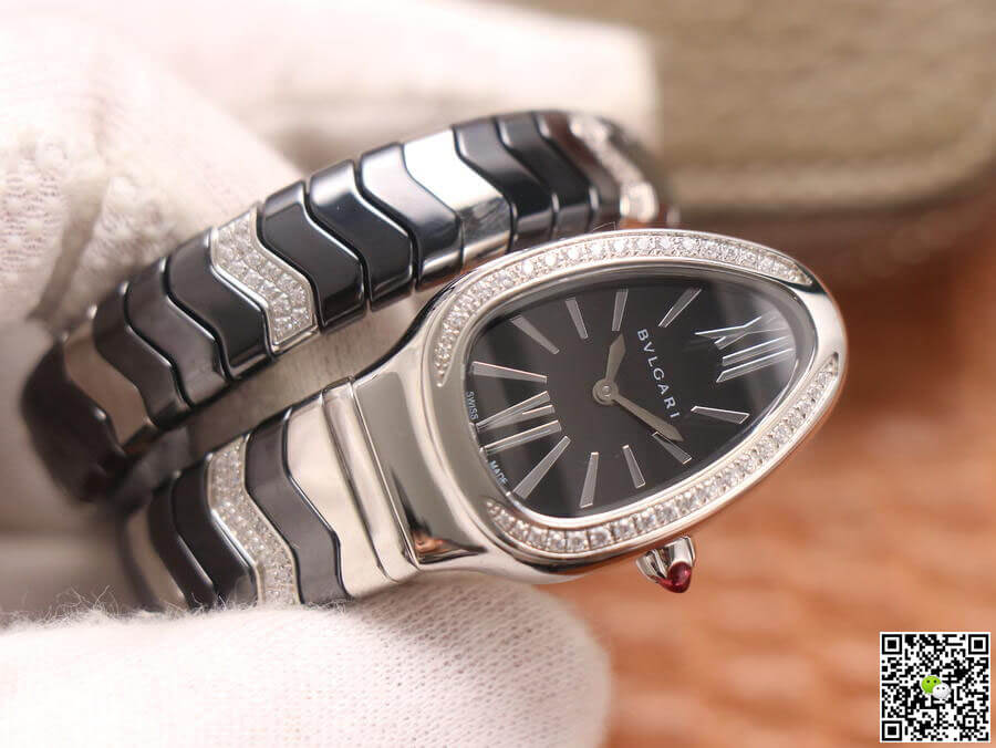 Bvlgari Serpenti 102129 BV Factory Black Dial
