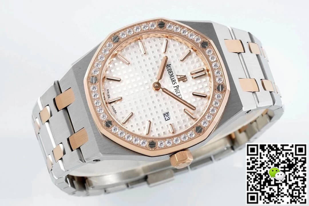 Audemars Piguet Royal Oak Quartz 33MM 67651SR.ZZ.1261SR.01 ZF Factory White Dial