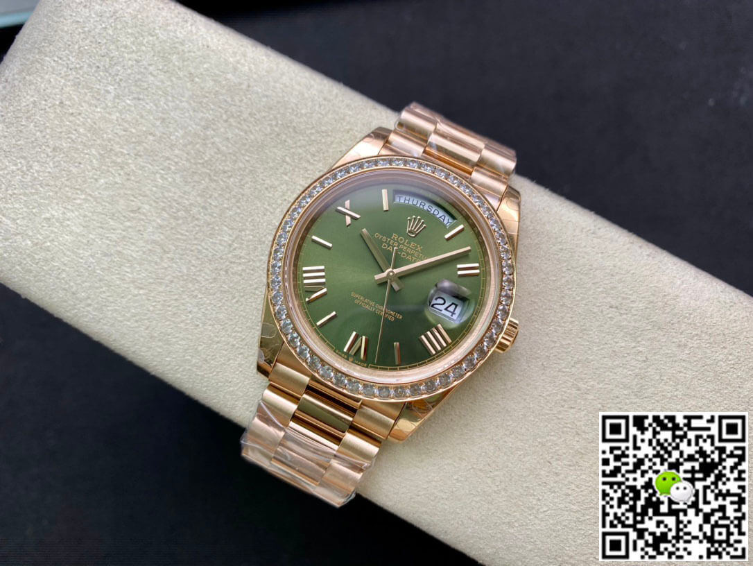 Rolex Day Date M228345RBR-0011 EW Factory Rose Gold