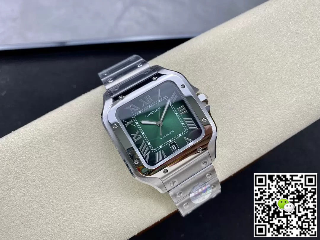 Cartier De Santos WSSA0062 BV Factory Green Dial