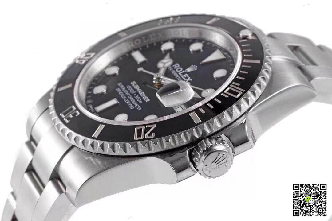 Rolex Submariner 116610LN-97200 ZF Factory Black Dial Stainless Steel Strap