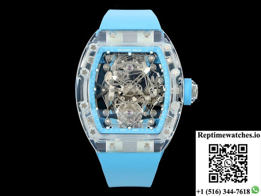 Richard Miller RM56-02 RM Factory Tourbillon Blue Rubber Strap