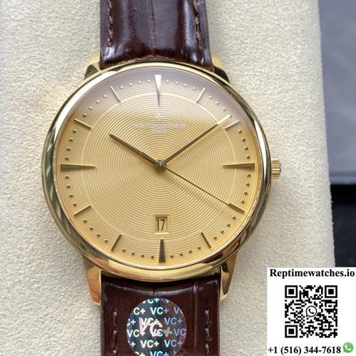 Vacheron Constantin Patrimony 85180-000J-H069 Vc+ Factory Gold Color Case-Rep Time Watches