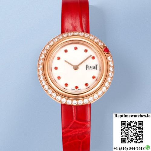 Piaget Possession G0A47088 V+ Factory Alligator Leather Strap-Rep Time Watches
