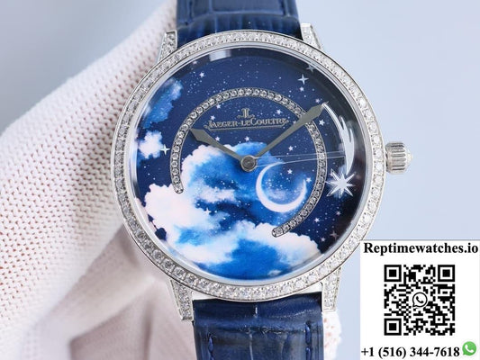 Jaeger-LeCoultre Rendez-Vous Q36434C1 CC Factory Alligator Leather Strap