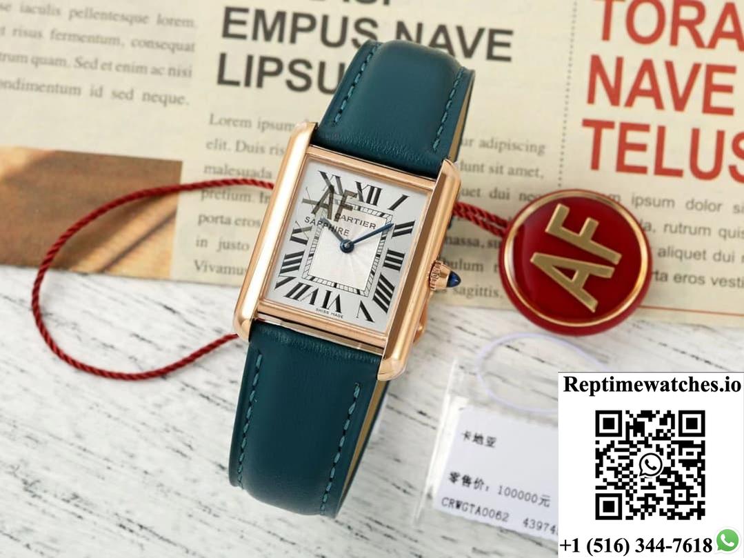 Cartier Tank WGTA0062 AF Factory Solid Case Back