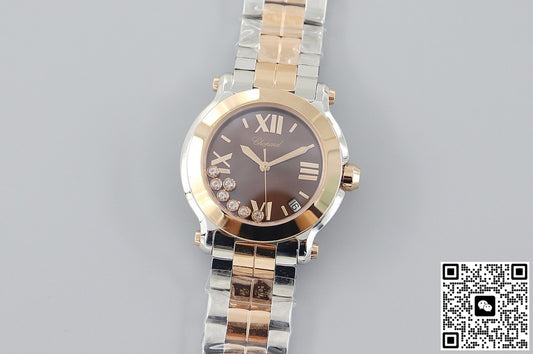 Chopard HAPPY DIAMONDS 278488-9003 YF Factory Two-tone Strap