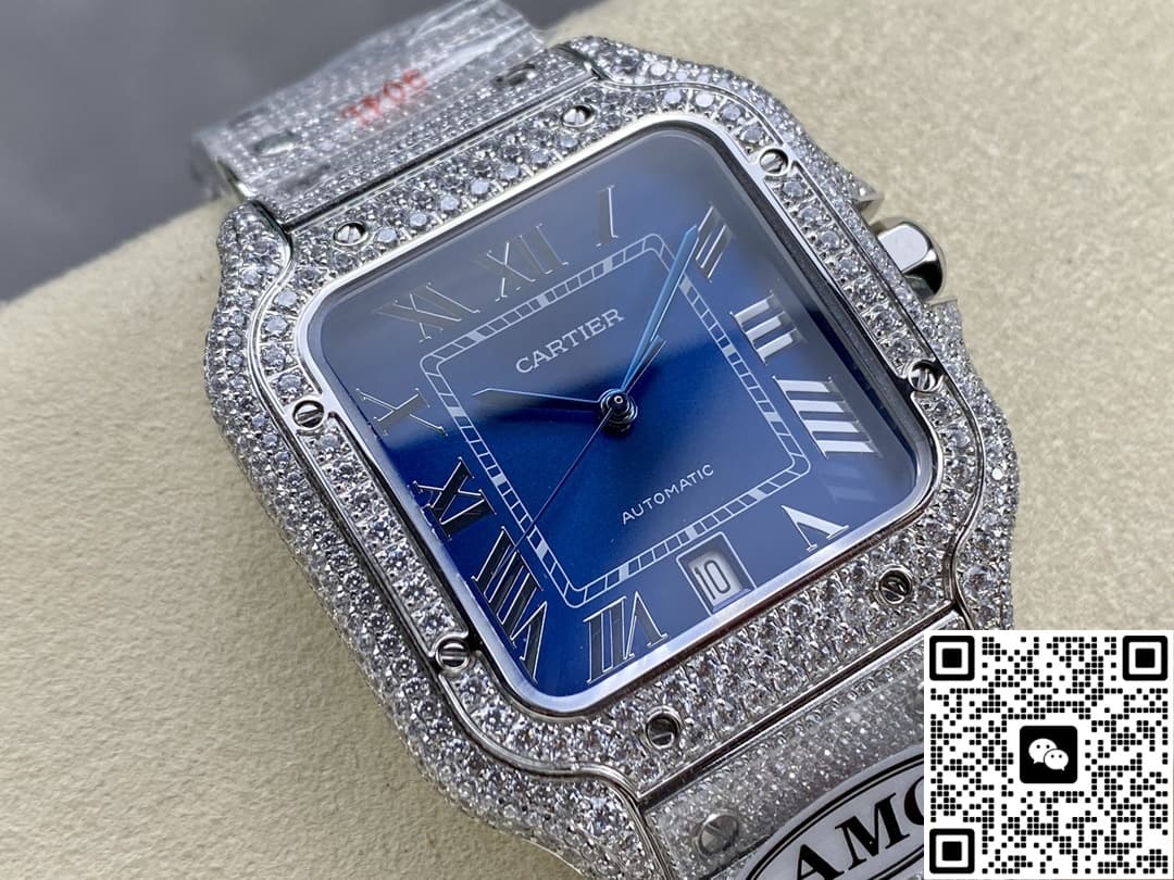 Cartier Santos WSSA0010 AMG factory Roman numerals