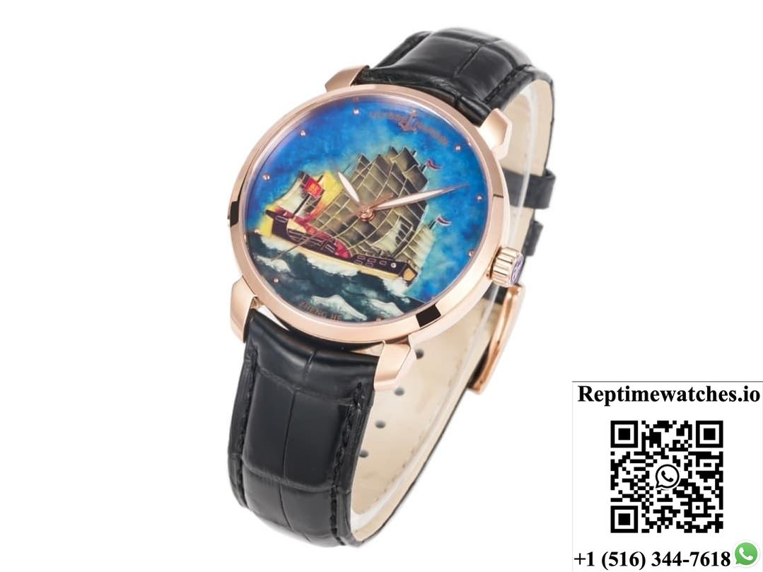Ulysse Nardin Classico 111-2-Zhenghe Fl Factory See-Through Case Back-Rep Time Watches