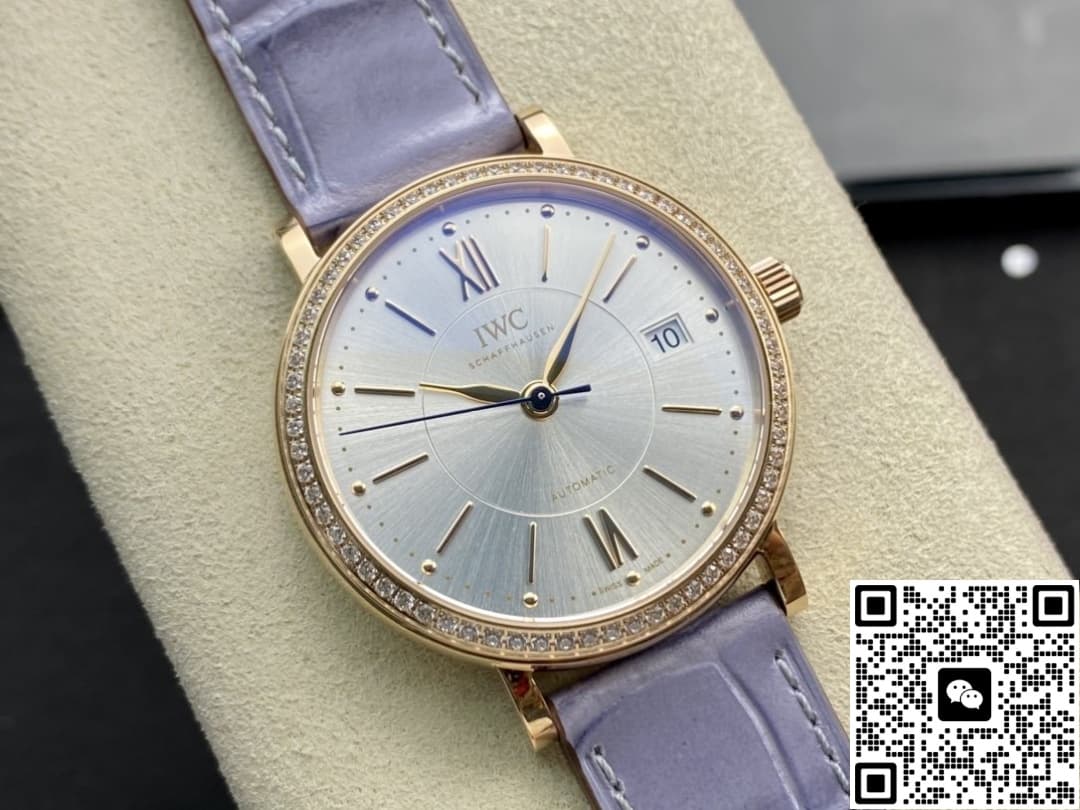 IWC Portofino IW458107 V7 factory rose gold crown