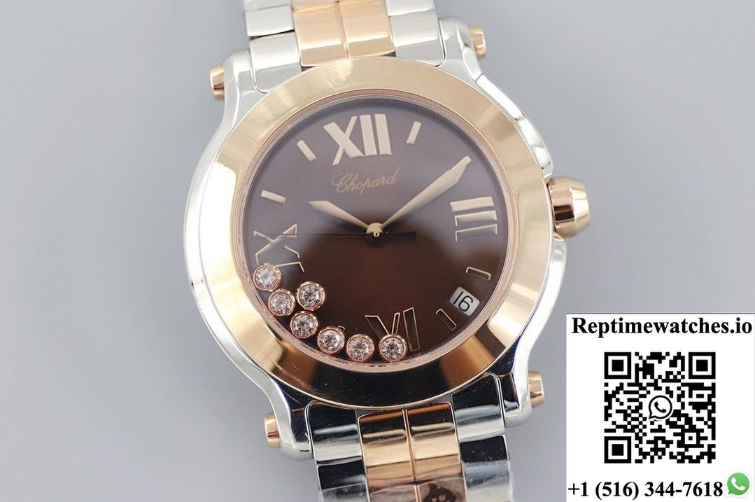 Chopard HAPPY DIAMONDS 278488-9003 YF Factory Two-tone Strap