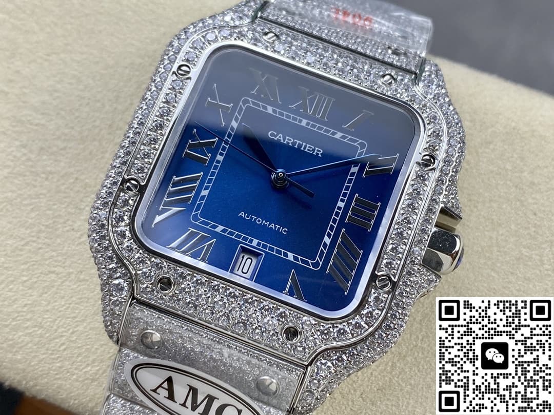 Cartier Santos WSSA0010 AMG factory Roman numerals