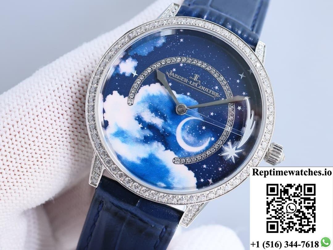 Jaeger-LeCoultre Rendez-Vous Q36434C1 CC Factory Alligator Leather Strap