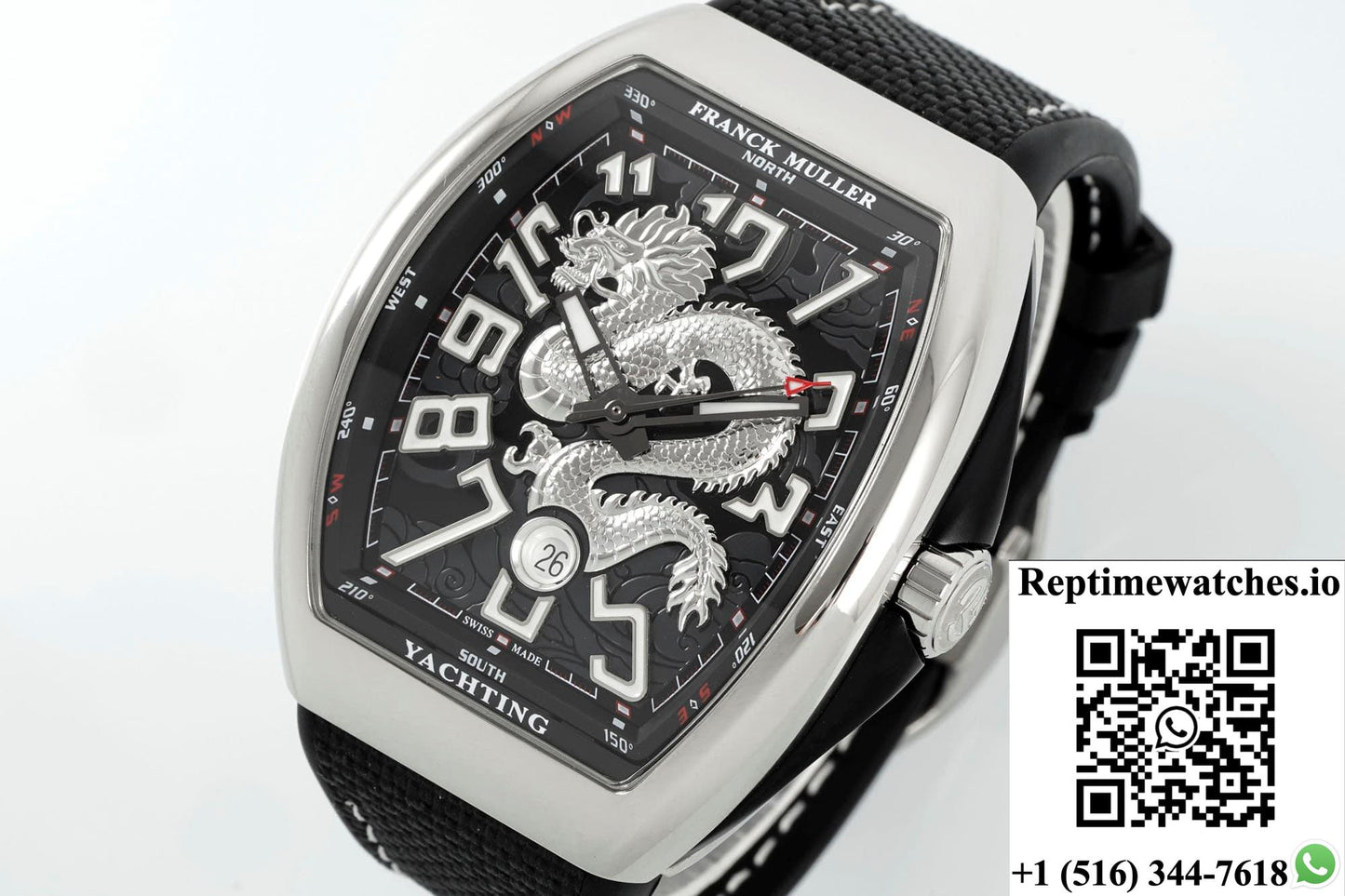 Franck Muller Vanguard ABF factory black dial