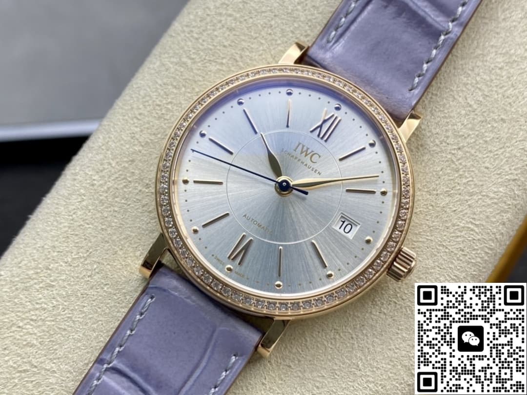 IWC Portofino IW458107 V7 factory rose gold crown
