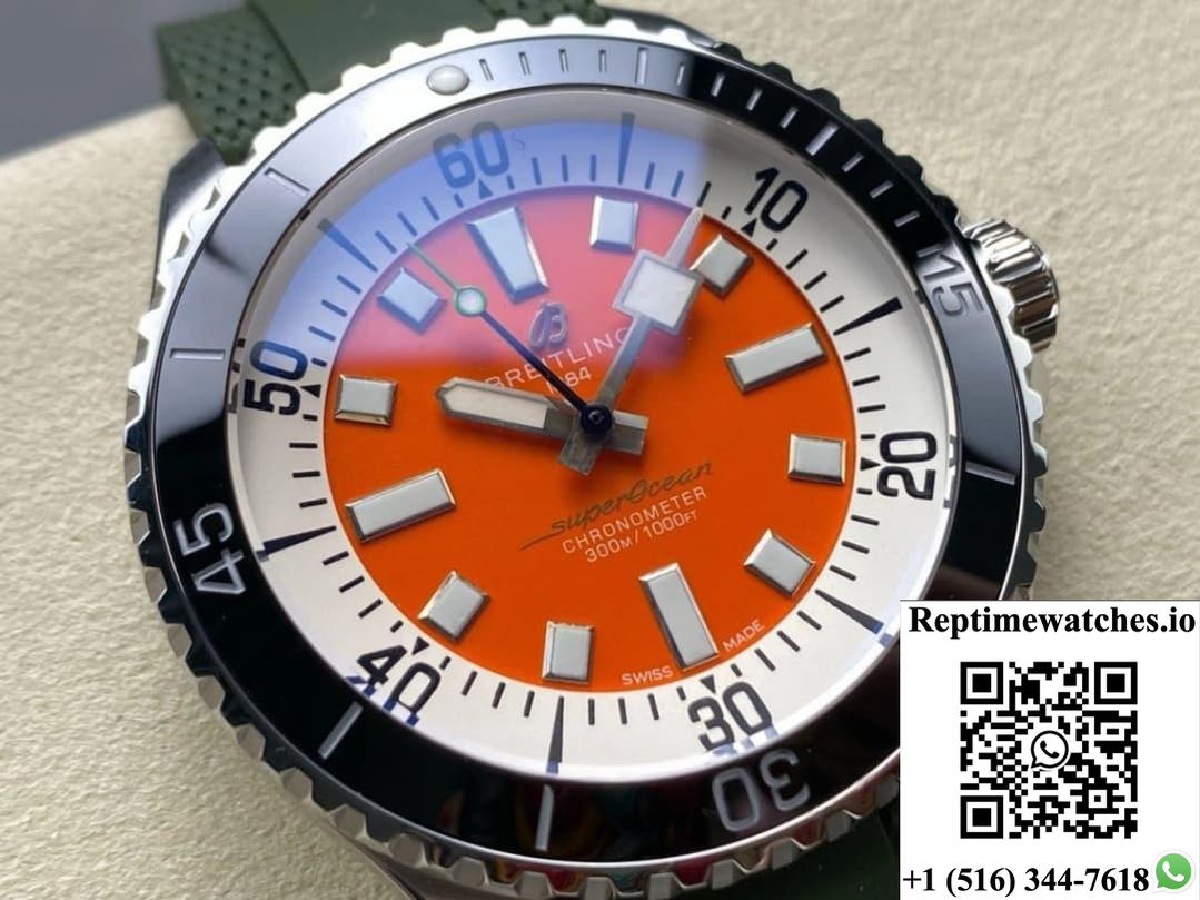 Breitling Superocean A173751A101S1 TF Factory Stick Hour Marker