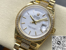 Rolex Day-Date M128348rbr-0048 8+ Factory Bar Hour Markers