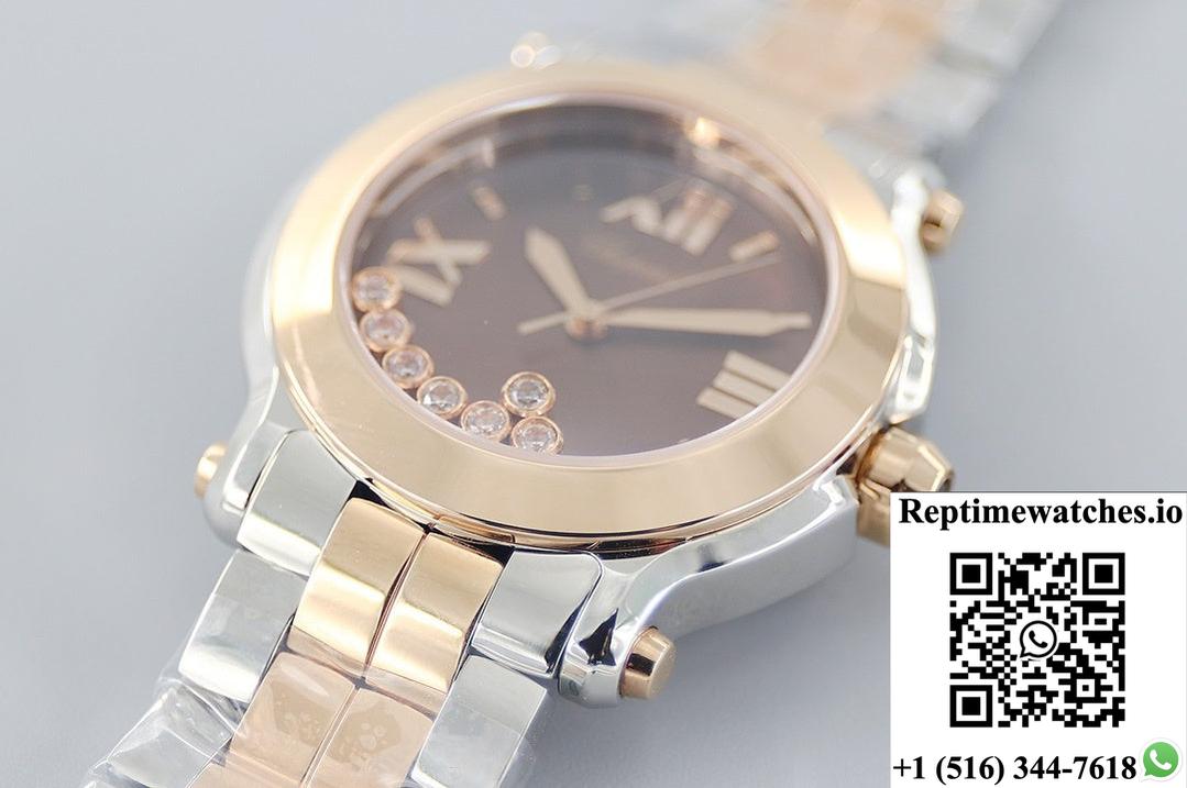 Chopard HAPPY DIAMONDS 278488-9003 YF Factory Two-tone Strap