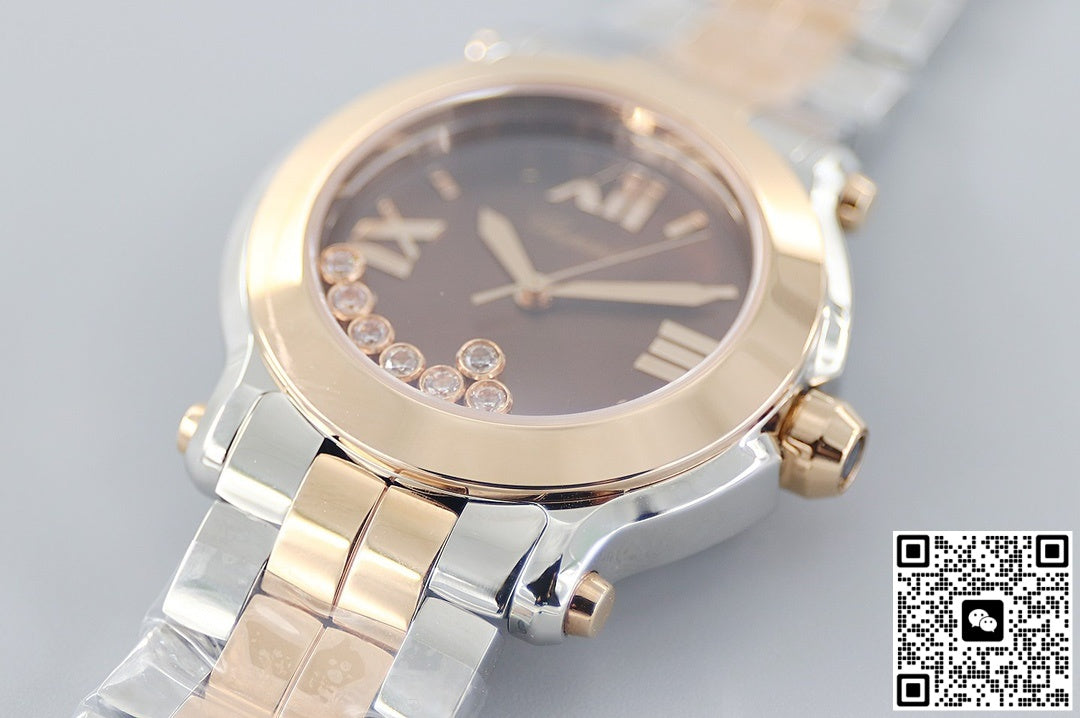 Chopard HAPPY DIAMONDS 278488-9003 YF Factory Two-tone Strap