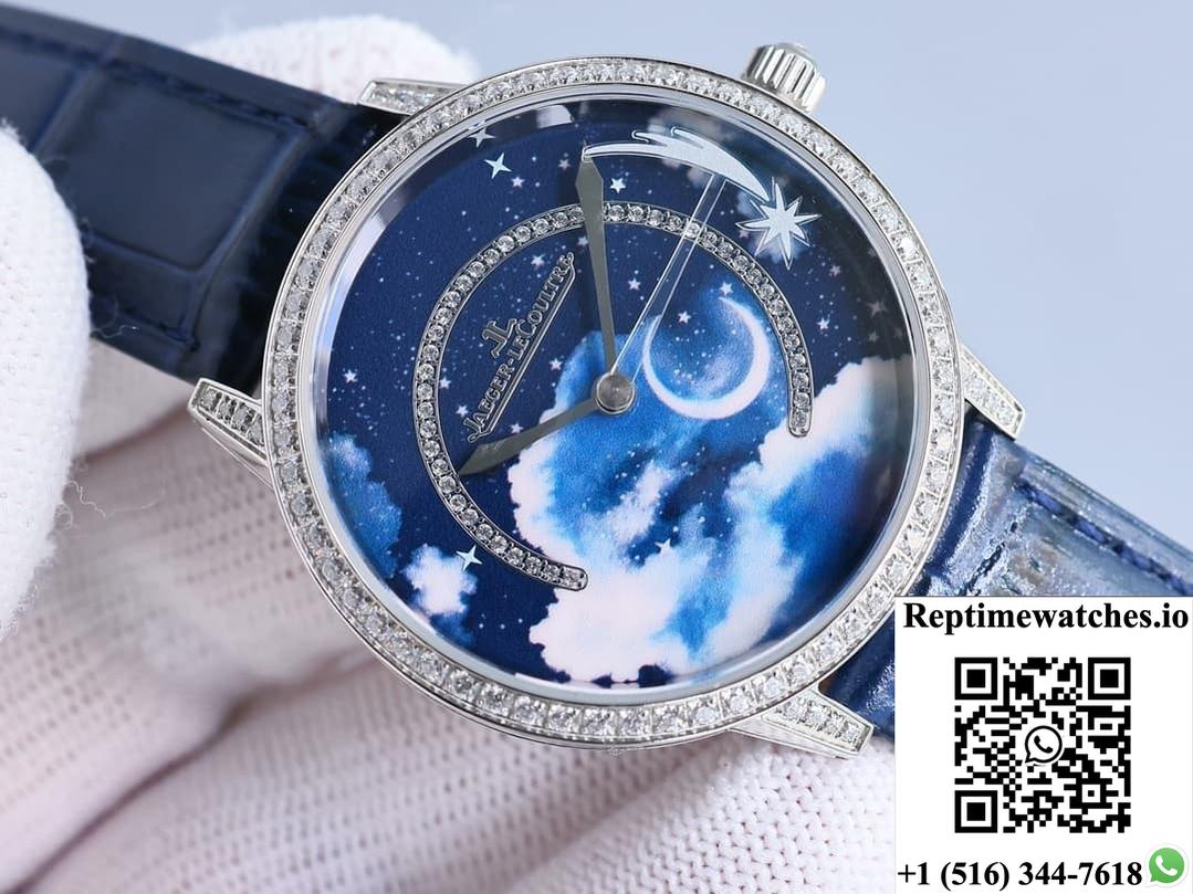 Jaeger-LeCoultre Rendez-Vous Q36434C1 CC Factory Alligator Leather Strap