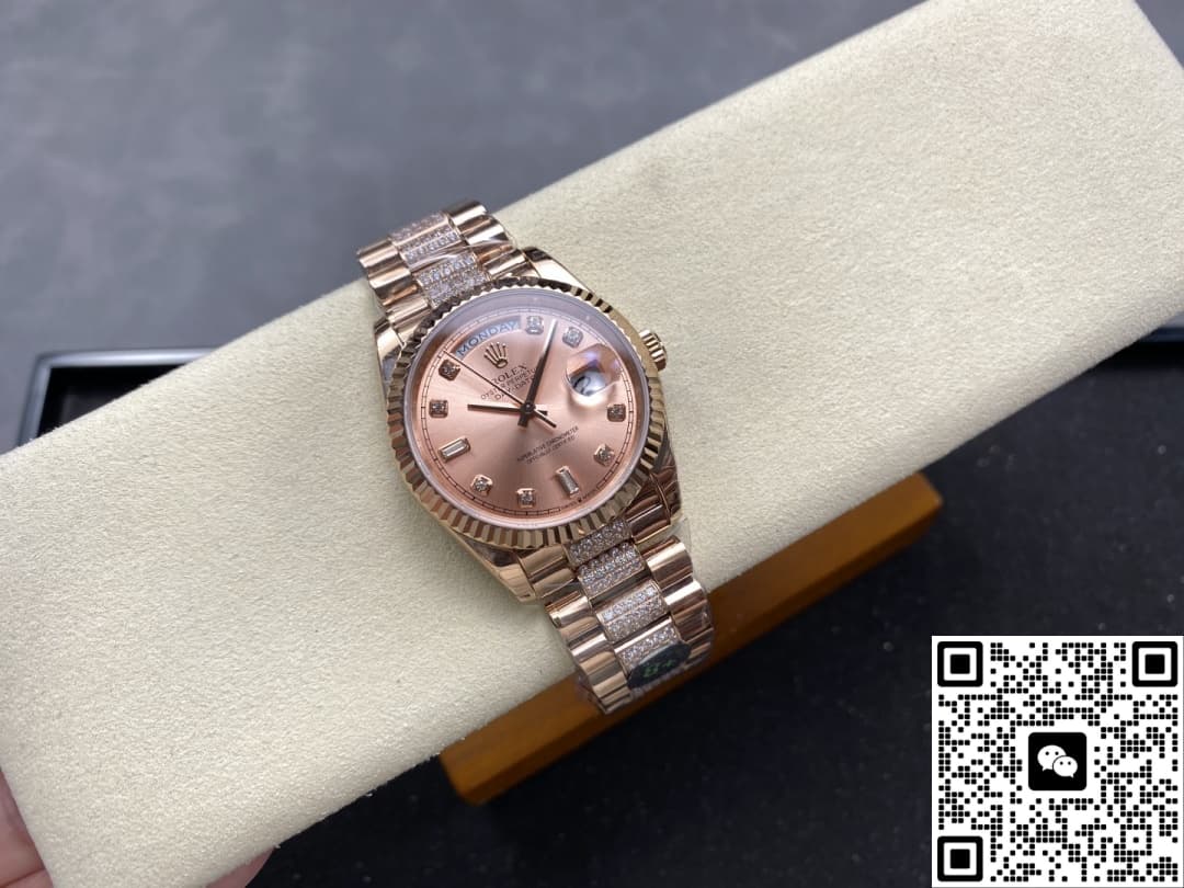 Rolex Day-Date M128235-0019 8+ factory rose gold color case