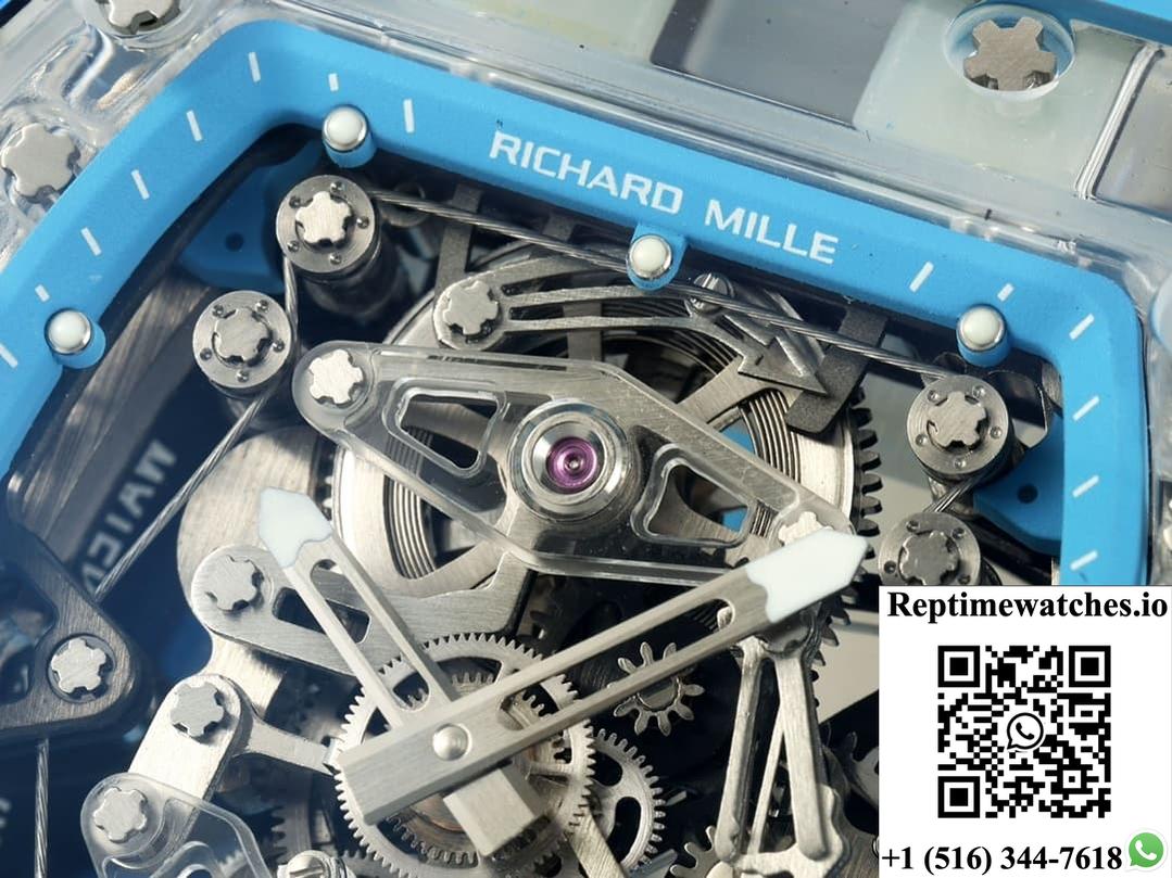 Richard Miller RM56-02 RM Factory Tourbillon Blue Rubber Strap