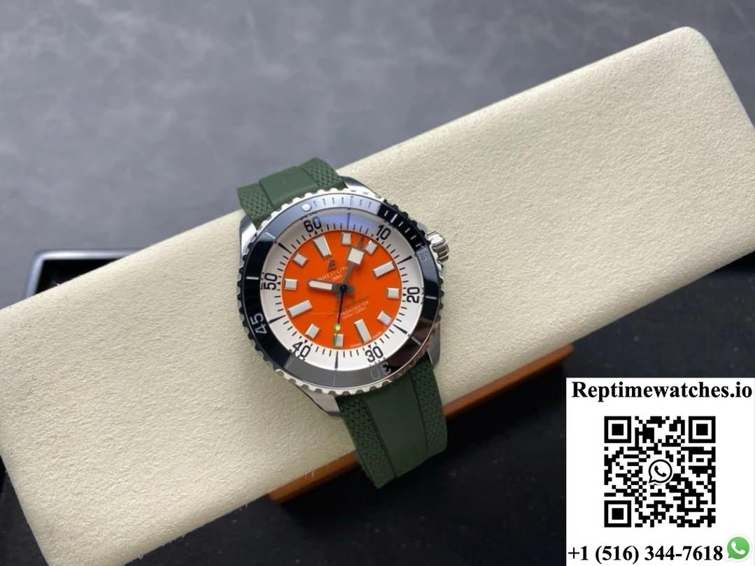 Breitling Superocean A173751A101S1 TF Factory Stick Hour Marker