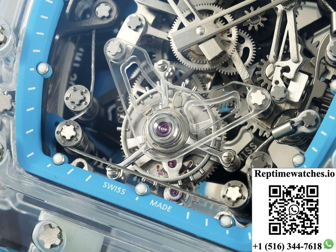 Richard Miller RM56-02 RM Factory Tourbillon Blue Rubber Strap