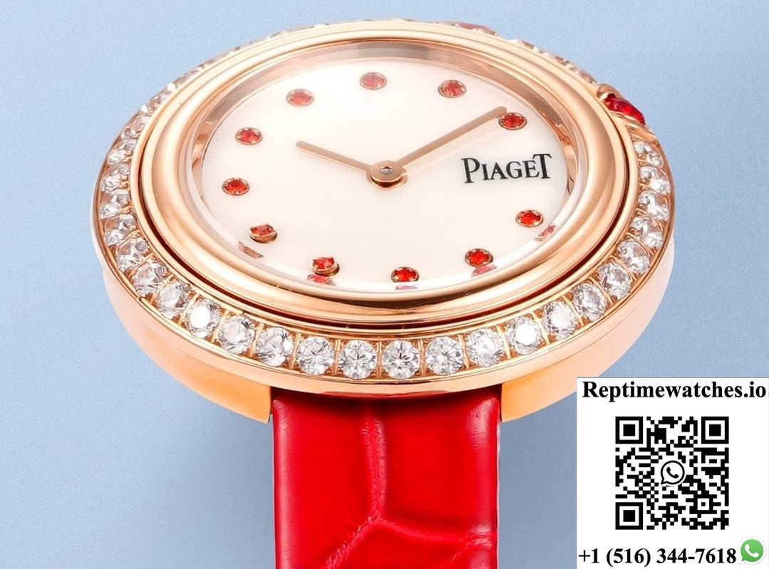 Piaget Possession G0A47088 V+ Factory Alligator Leather Strap-Rep Time Watches