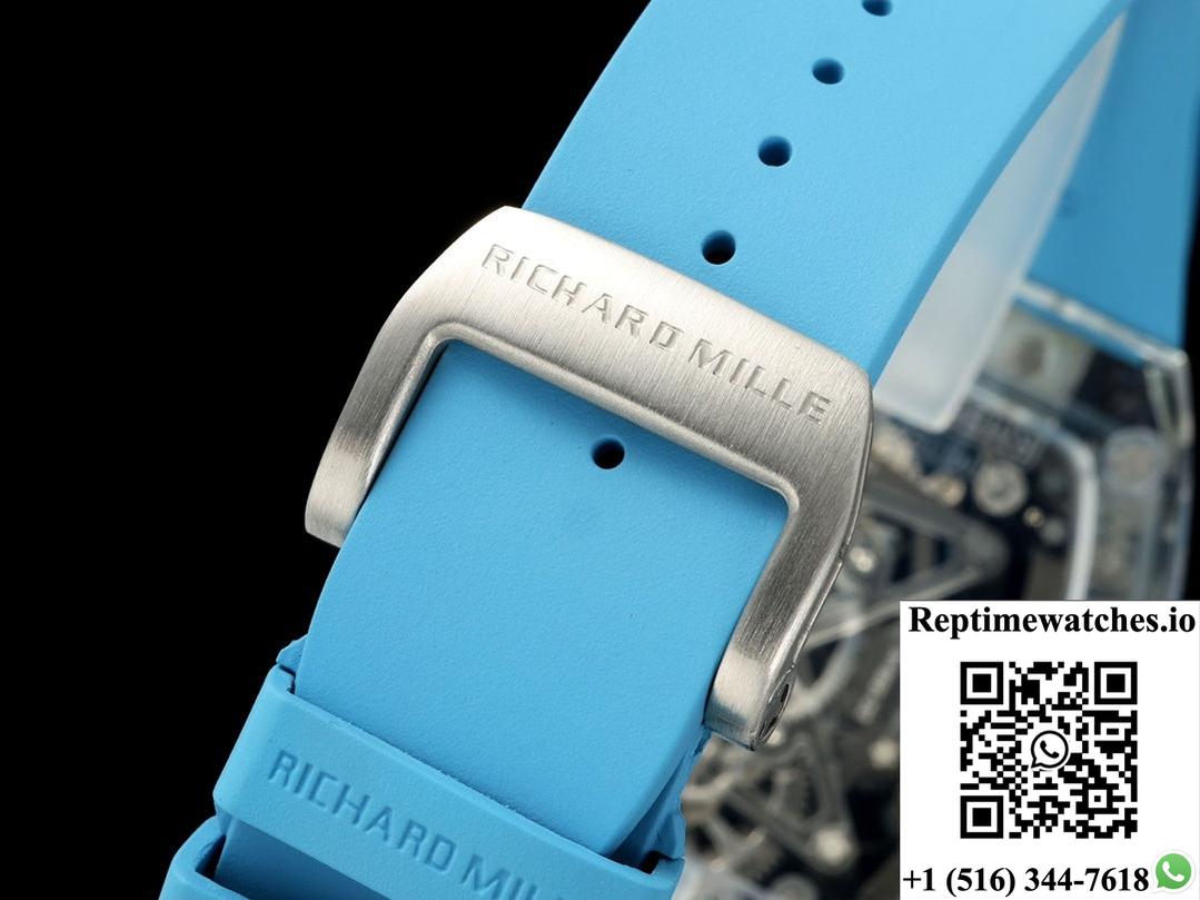Richard Miller RM56-02 RM Factory Tourbillon Blue Rubber Strap