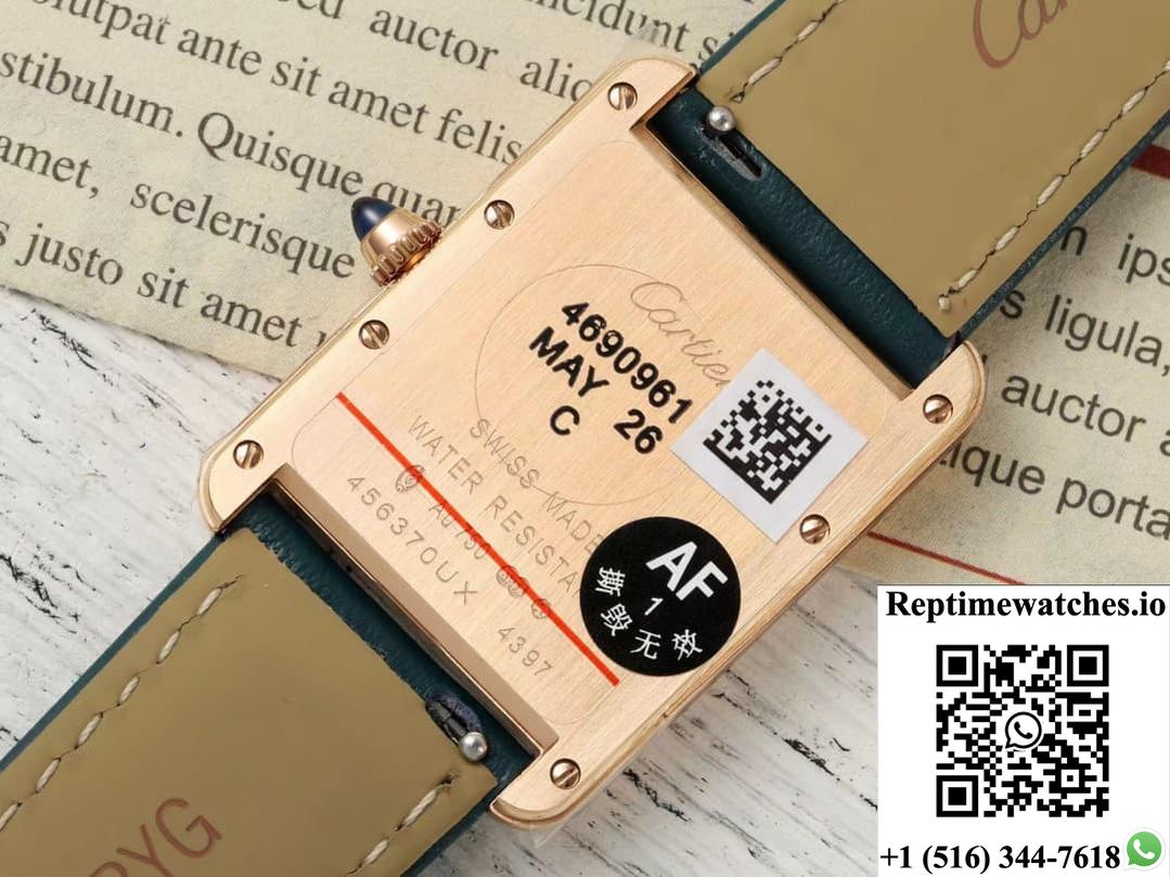 Cartier Tank WGTA0062 AF Factory Solid Case Back