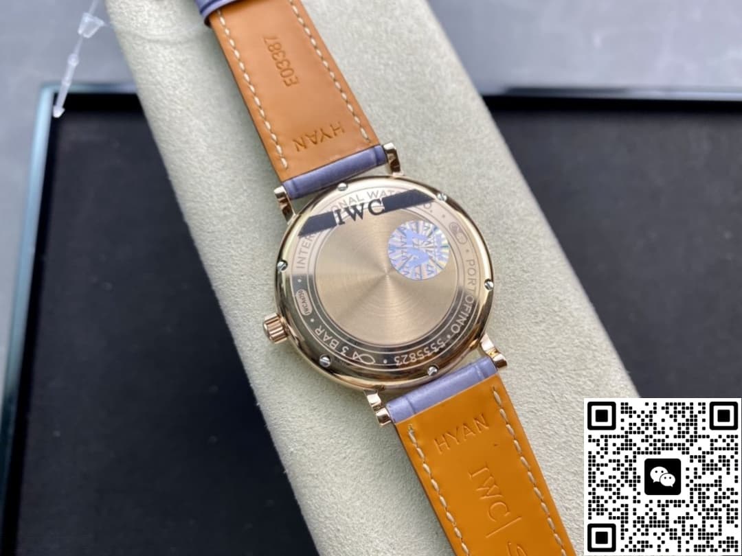 IWC Portofino IW458107 V7 factory rose gold crown