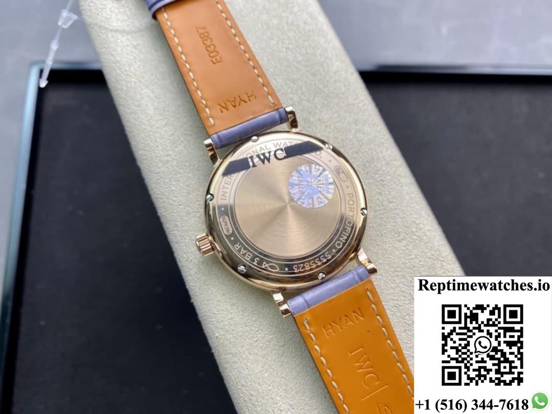 IWC Portofino IW458107 V7 factory rose gold crown