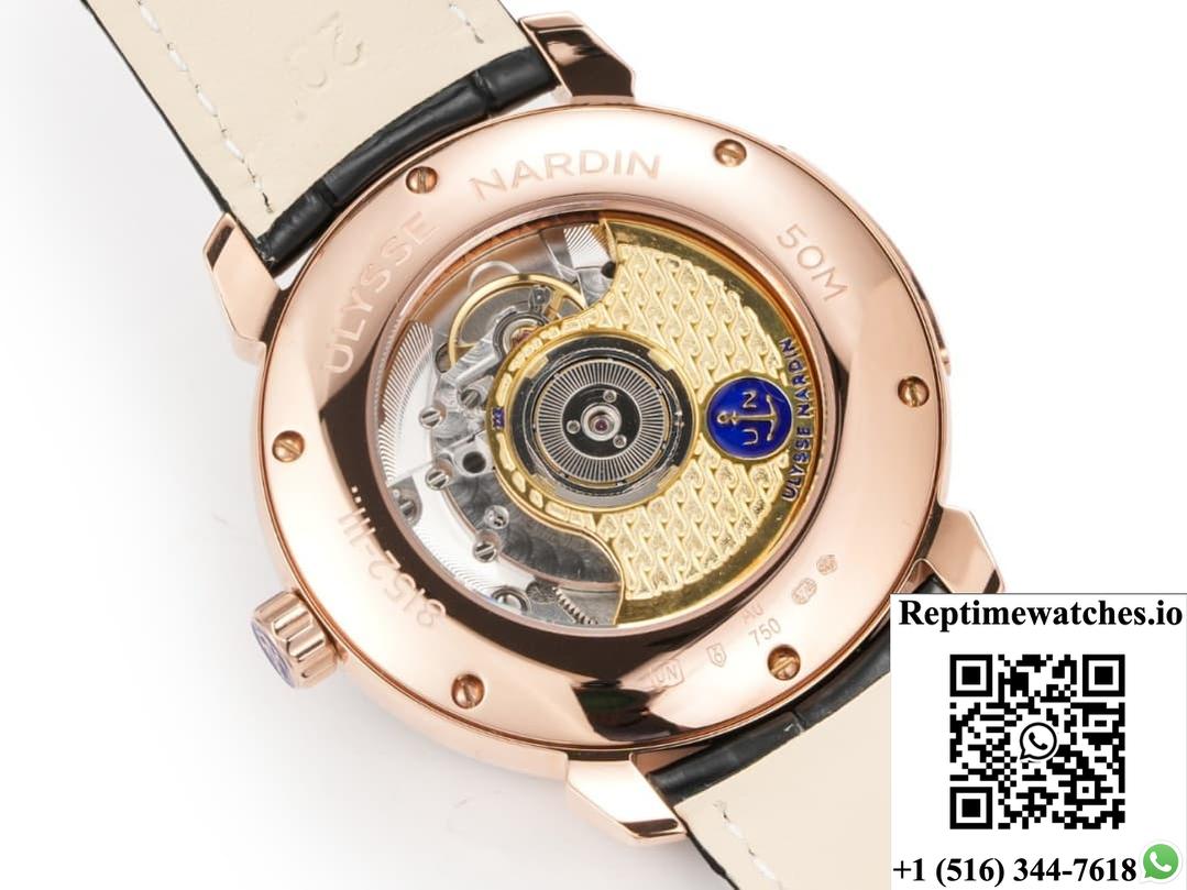 Ulysse Nardin Classico 111-2-Zhenghe Fl Factory See-Through Case Back-Rep Time Watches