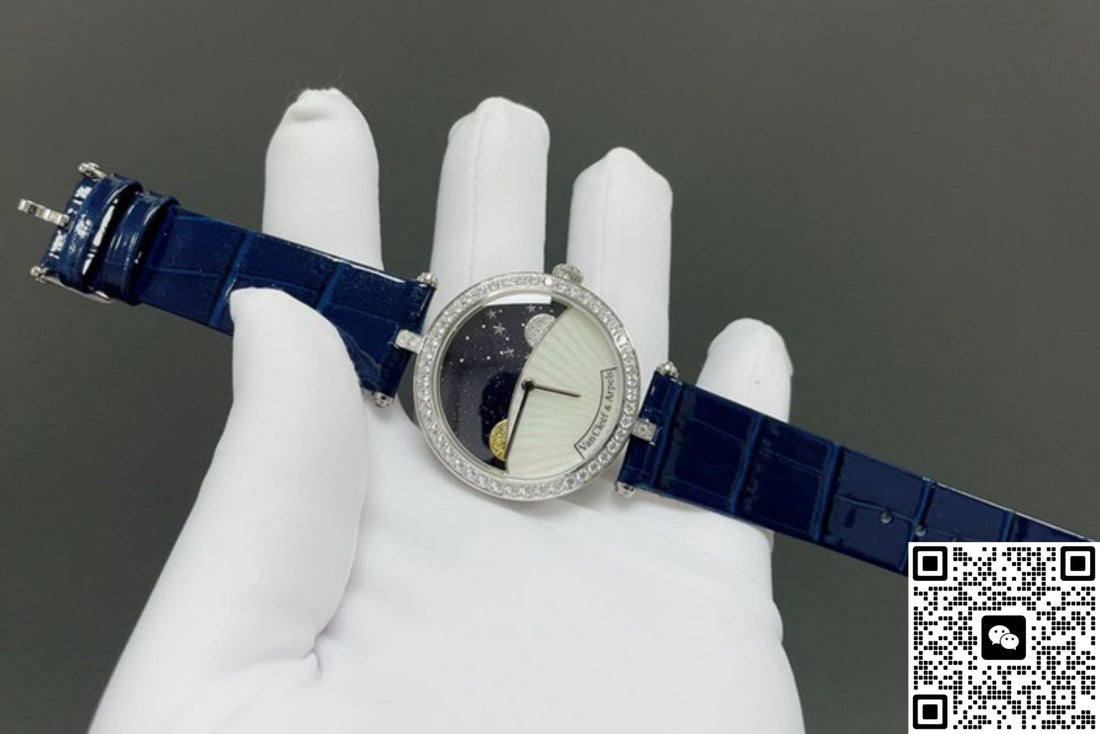 Van Cleef & Arpels Poetic Complications VCARPBKG00 5G Factory Sapphire Crystal