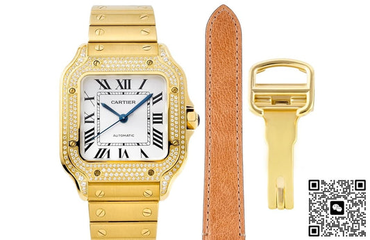 Cartier Santos WJSA0013 BV factory 35.1MM