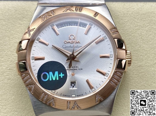 Omega Constellation 123.25.38.22.02.001 OM Factory Sapphire Glass
