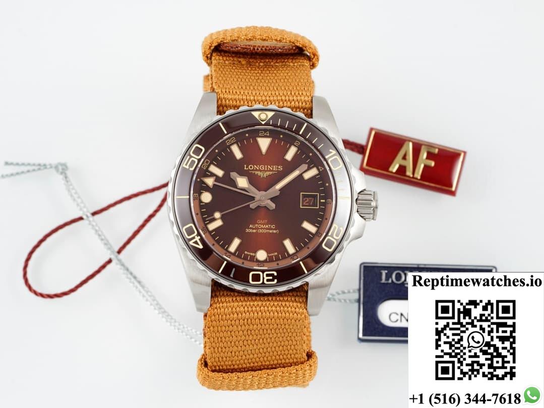 Longines Concas L3.790.4.66.2 Af Factory Dual Time Zone-Rep Time Watches