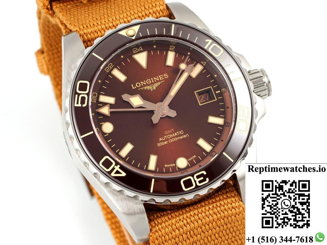 Longines Concas L3.790.4.66.2 AF Factory Dual Time Zone