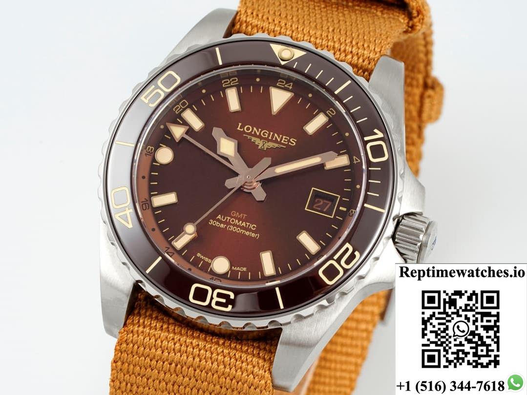 Longines Concas L3.790.4.66.2 AF Factory Dual Time Zone