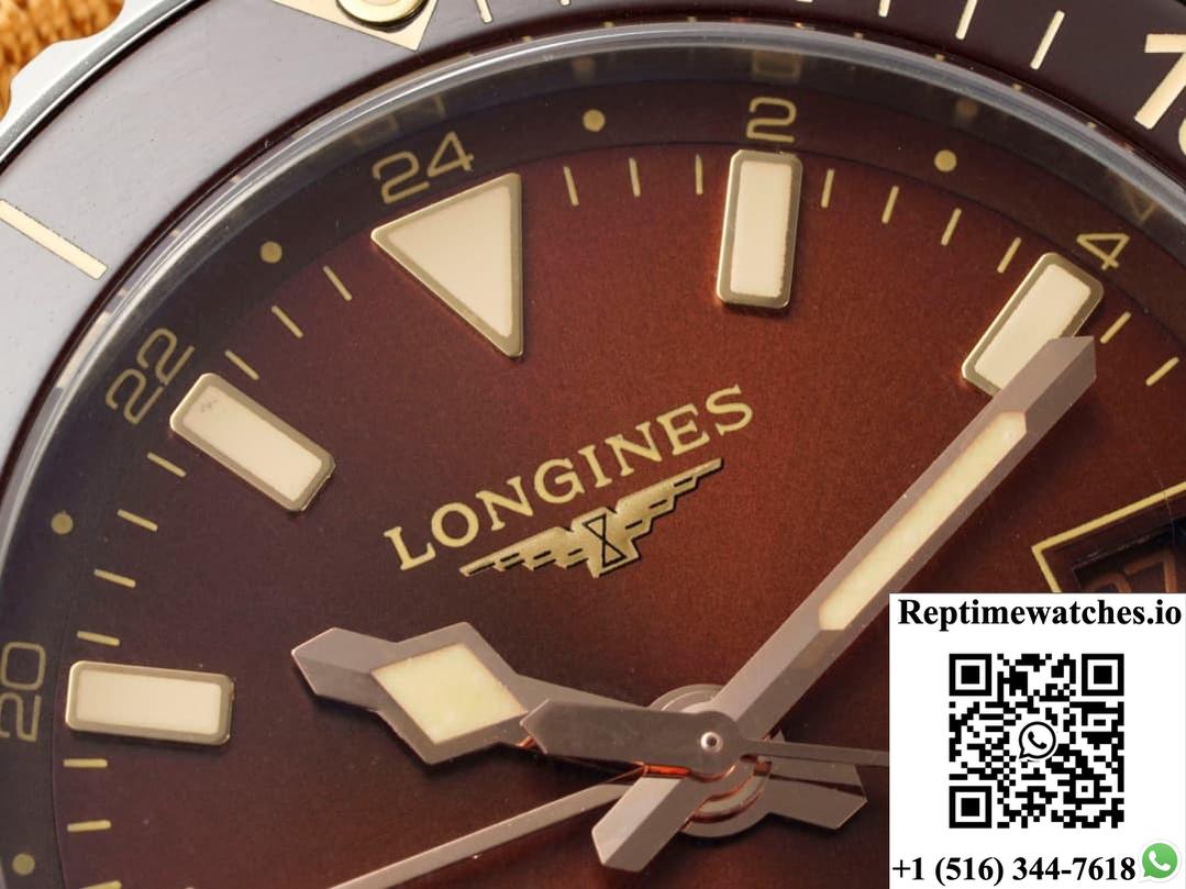 Longines Concas L3.790.4.66.2 Af Factory Dual Time Zone-Rep Time Watches