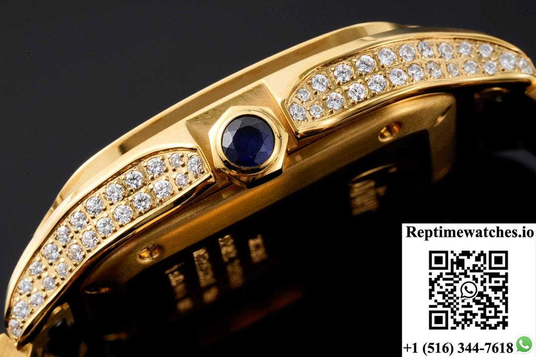 Cartier Santos WJSA0013 BV factory 35.1MM