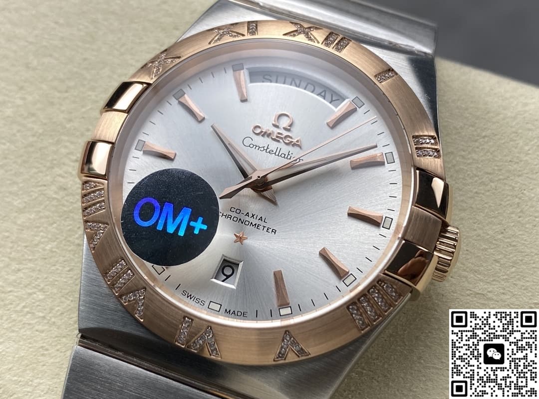 Omega Constellation 123.25.38.22.02.001 OM Factory Sapphire Glass