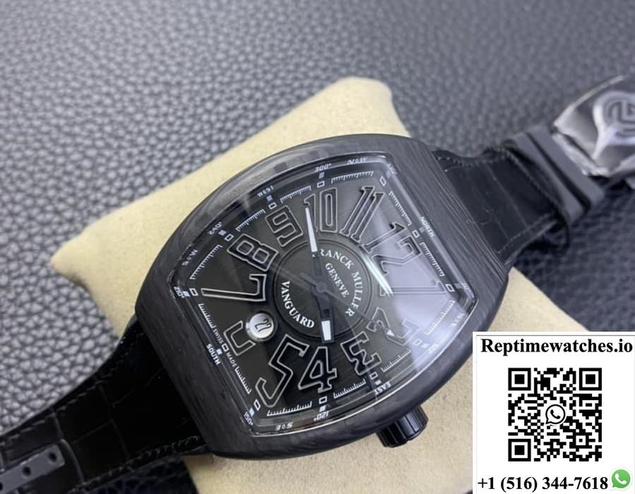 Franck Muller Men’S Collection V45 Ch Sc Carbon Abf Factory Carbon Fiber Case-Rep Time Watches