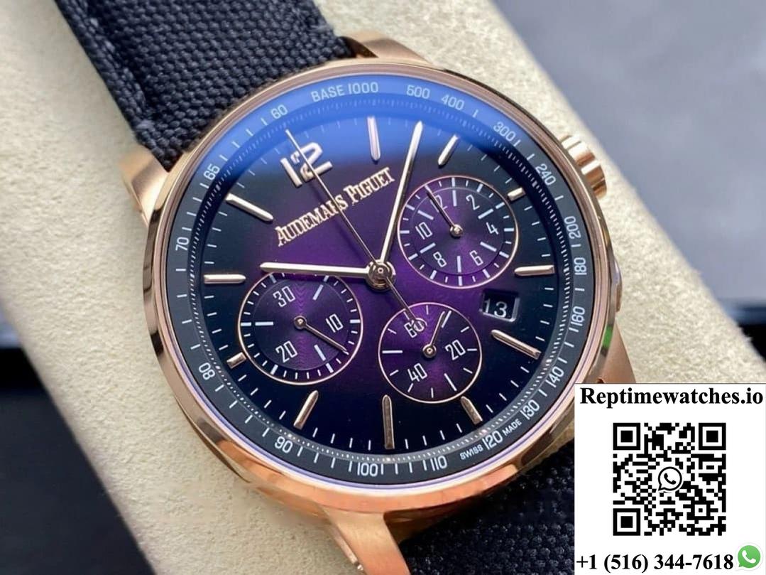 Audemars Piguet CODE 11.59 26393OR.OO.A002KB.02 OMF factory textured rubber strap