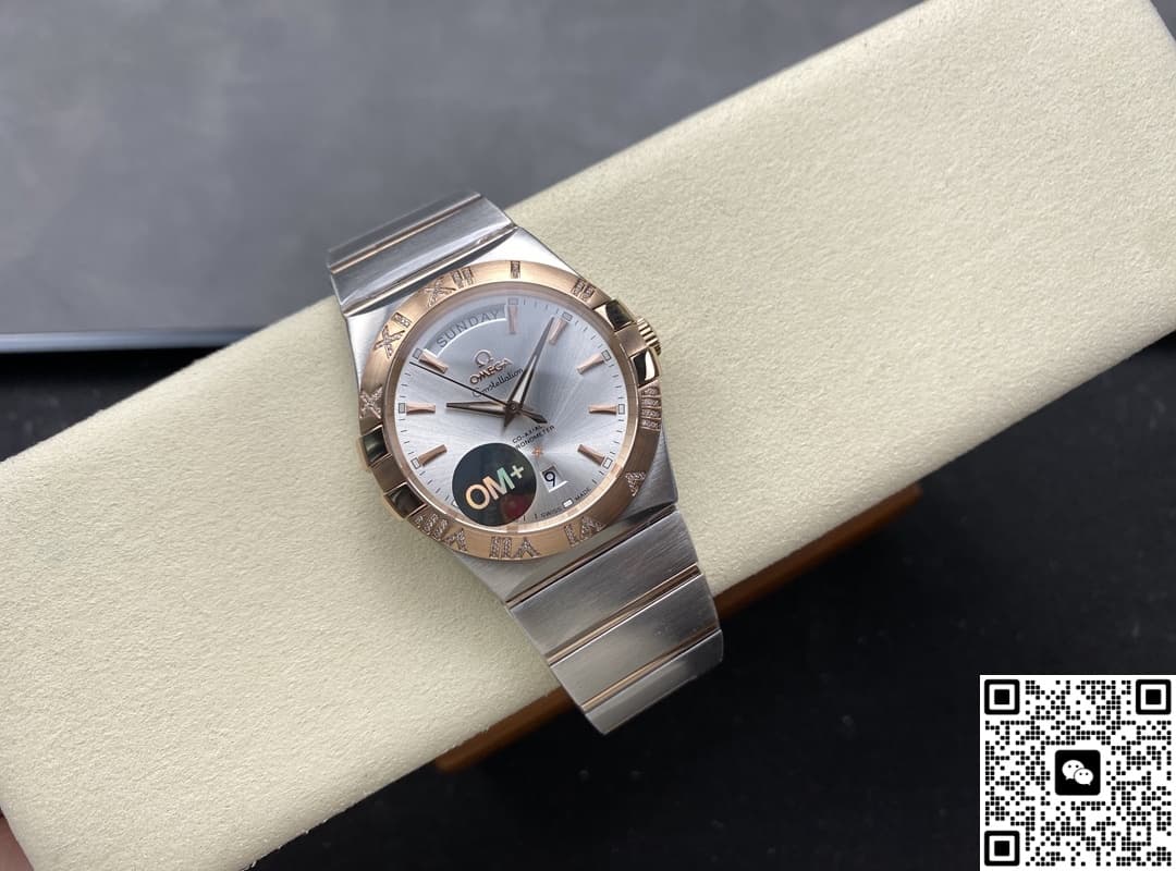 Omega Constellation 123.25.38.22.02.001 OM Factory Sapphire Glass