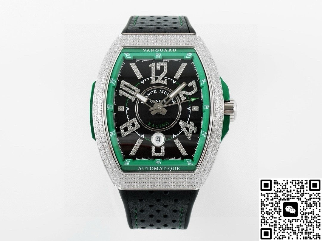 Franck Muller Mens Collection V45 ABF Factory Rubber Strap