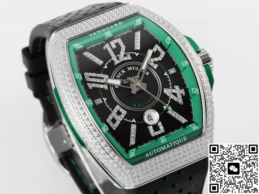 Franck Muller Mens Collection V45 ABF Factory Rubber Strap